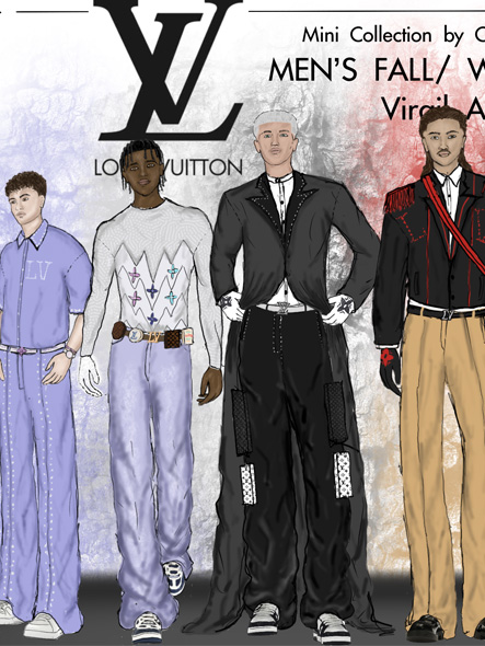 Fashion School - Student project: Louis Vuitton mini-collection