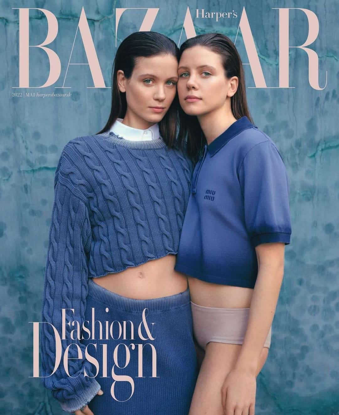 Maria & Alexandra - Harper's Bazaar Cover